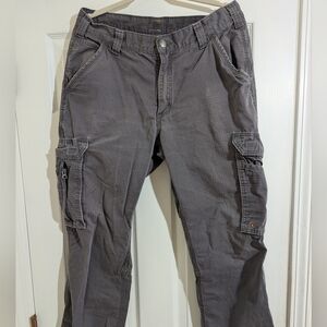 Grey Carhartt relaxed fit cargo pants 34 x 32